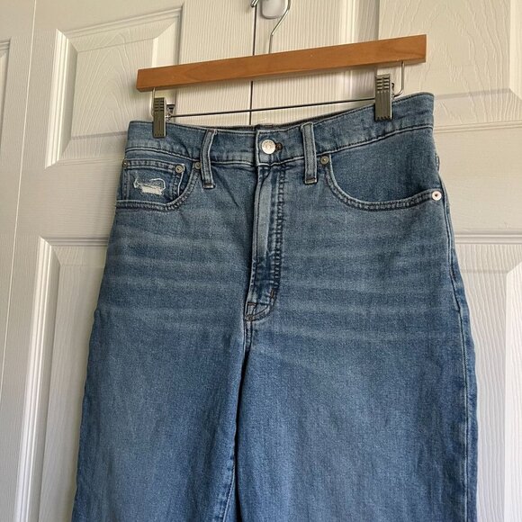 Madewell The Perfect Vintage Straight Montville Wash Blue Jeans Women's Size 28 - Picture 4 of 13
